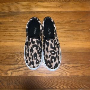 Pink Lily cheetah sneakers